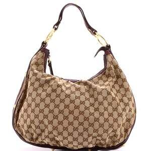 Gucci Interlocking Hobo Gg Canvas #254808G73B